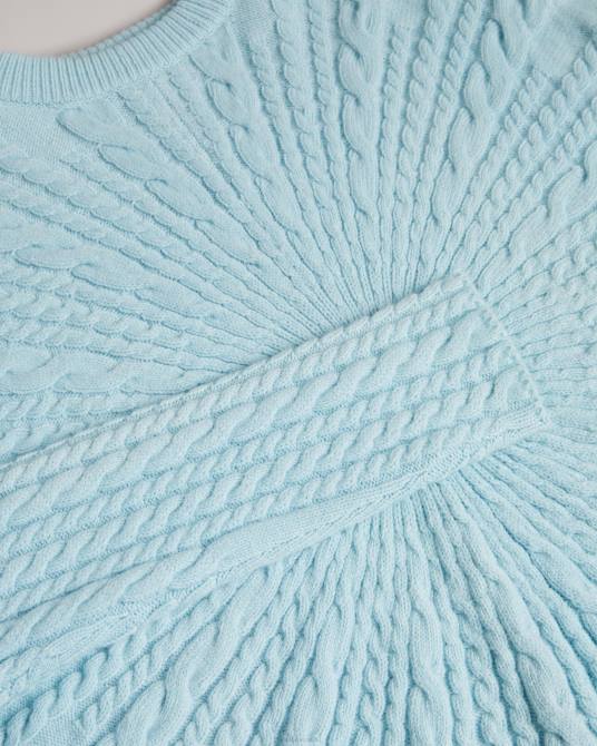 Ted Baker mujer 2ZFP83 ropa jersey kimila de punto circular azul claro