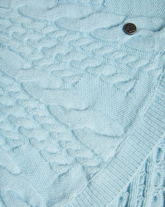 Ted Baker mujer 2ZFP83 ropa jersey kimila de punto circular azul claro