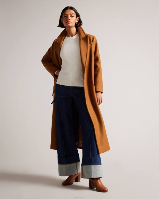 Ted Baker mujer 2ZFP111 ropa suéter con detalle de pliegues de piyton blanco