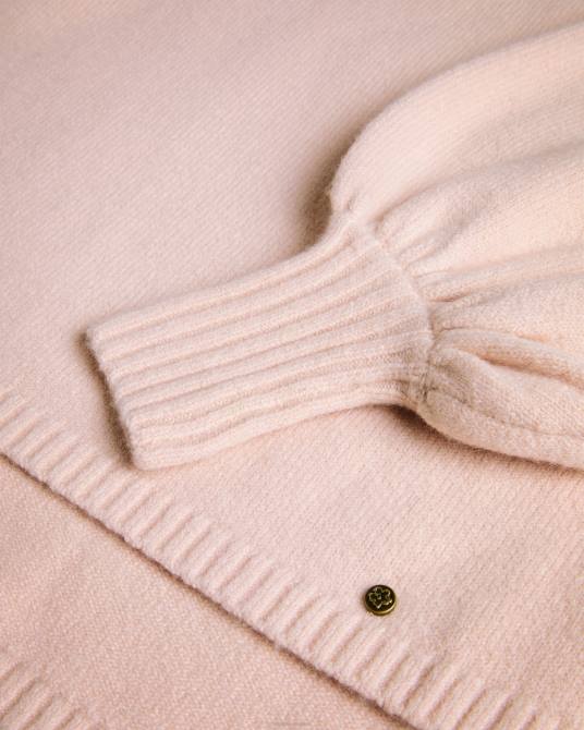 Ted Baker mujer 2ZFP461 ropa suéter oversize con cuello alzado de rruuby Rosado oscuro