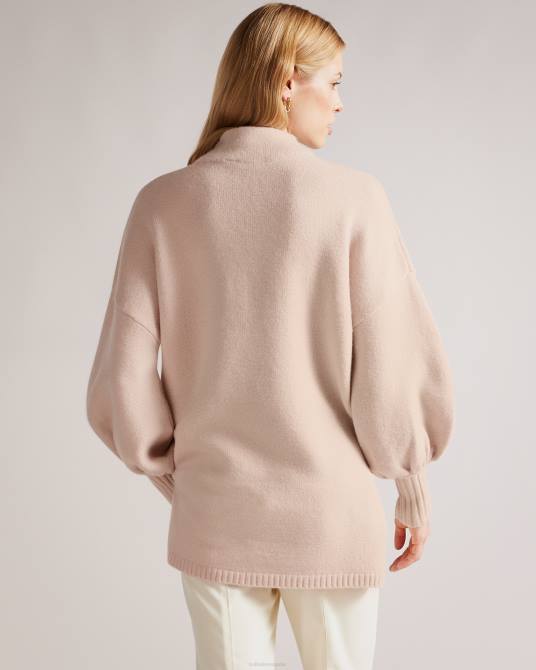 Ted Baker mujer 2ZFP461 ropa suéter oversize con cuello alzado de rruuby Rosado oscuro