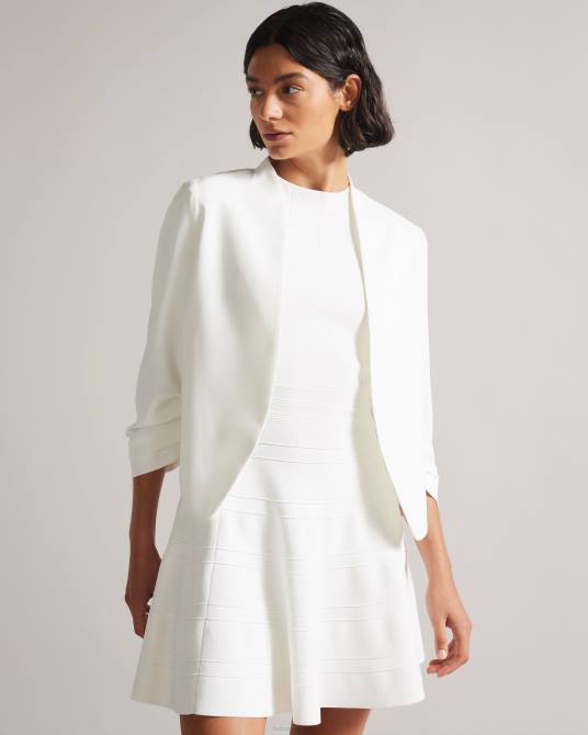 Ted Baker mujer 2ZFP131 ropa chaqueta corta lila Marfil