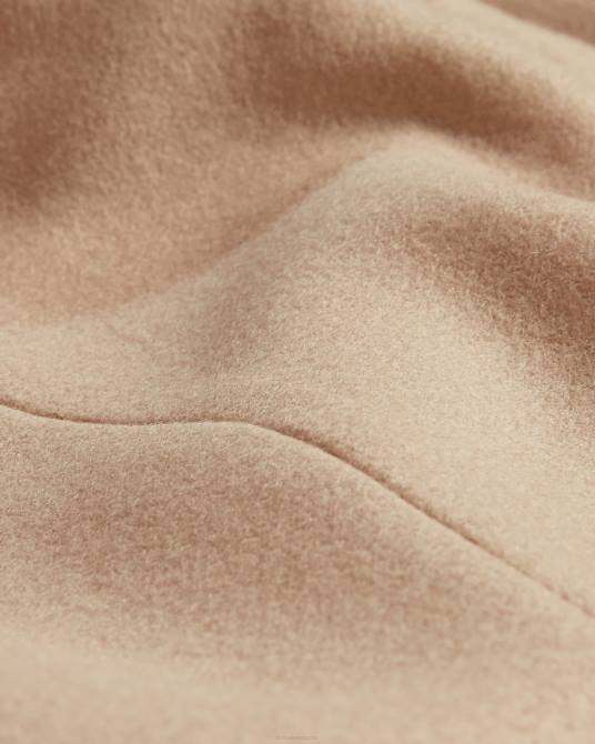 Ted Baker mujer 2ZFP185 ropa abrigo cruzado de lana rosa camello