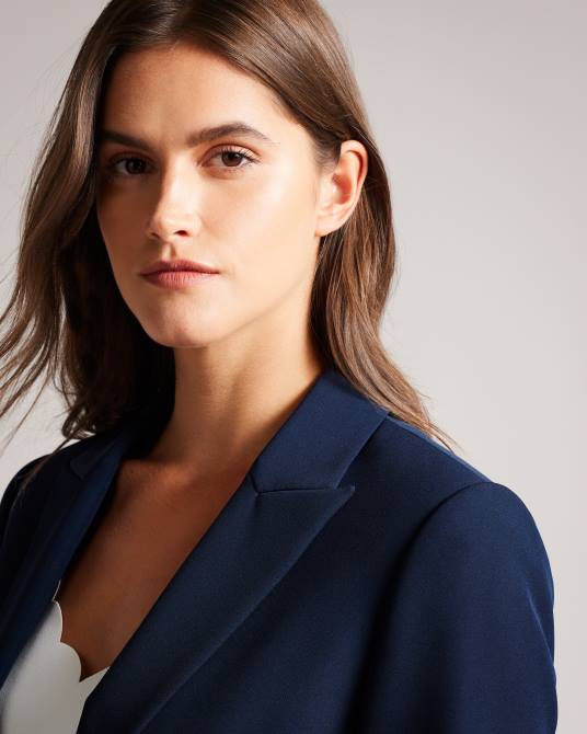 Ted Baker mujer 2ZFP271 ropa chaqueta de sastre slim rrae Armada