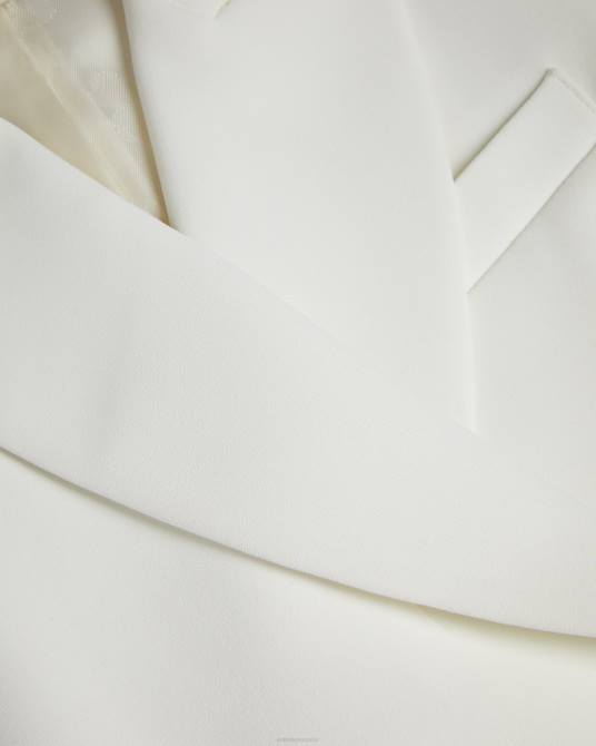 Ted Baker mujer 2ZFP334 ropa chaqueta cruzada sin mangas llaylaj blanco