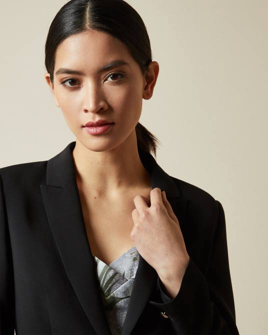 Ted Baker mujer 2ZFP441 ropa chaqueta blazer con botonadura sencilla raee negro