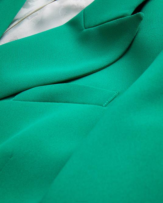 Ted Baker mujer 2ZFP482 ropa chaqueta cruzada llayla con botones en relieve verde