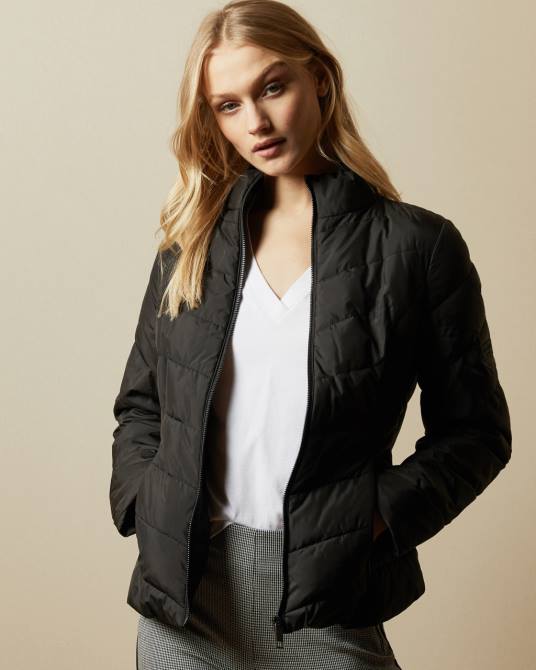 Ted Baker mujer 2ZFP577 ropa chaqueta acolchada plegable renika negro