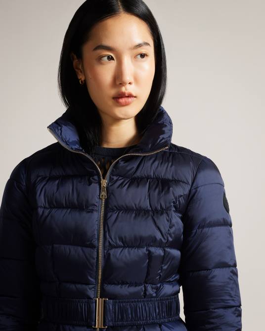 Ted Baker mujer 2ZFP78 ropa abrigo impermeable largo acolchado aliciee Armada