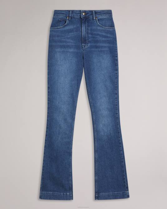 Ted Baker mujer 2ZFP583 ropa denim piamo kickflare lavado oscuro