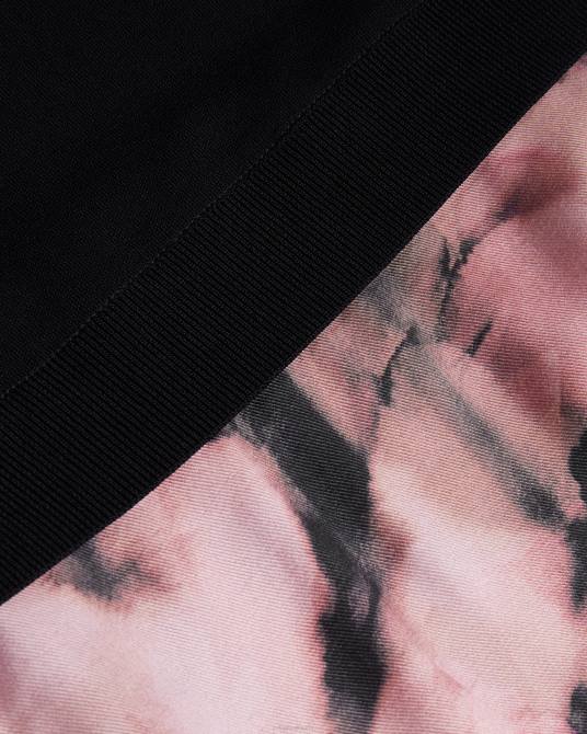 Ted Baker mujer 2ZFP328 ropa Vestido simulado sin mangas con falda lencera floral de Elliha negro