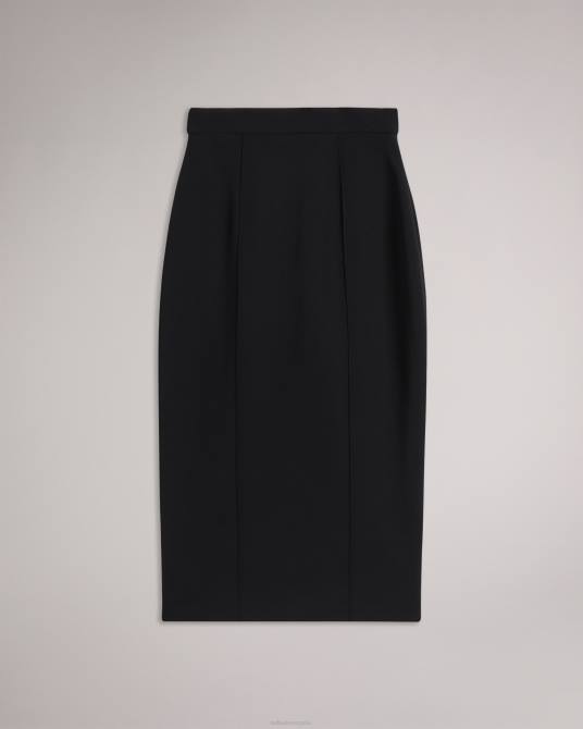 Ted Baker mujer 2ZFP364 ropa falda de tubo con detalle de pinzas Raees negro