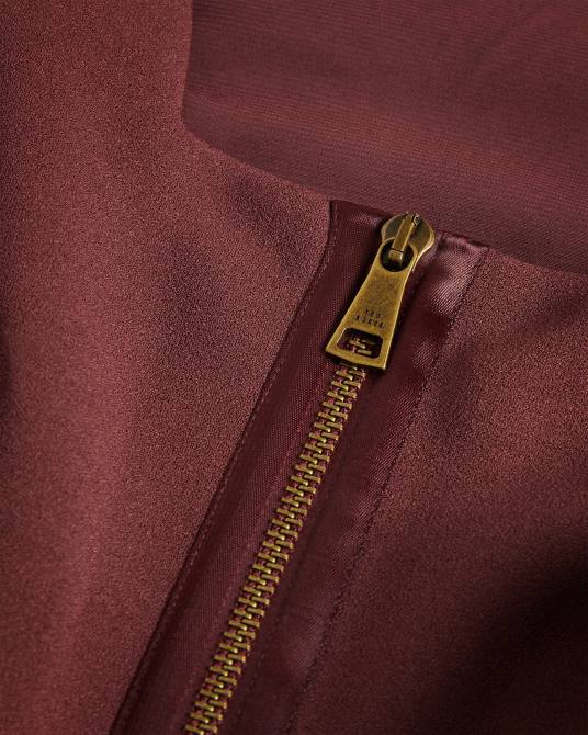 Ted Baker mujer 2ZFP453 ropa vestido con falda tulipán lophiaz marrón