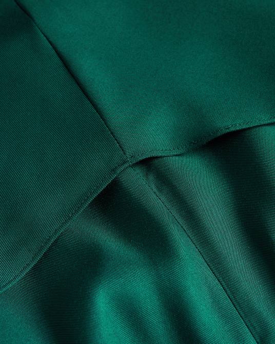 Ted Baker mujer 2ZFP168 ropa Mono largo con cuello halter y corpiño cruzado de meriahh verde oscuro