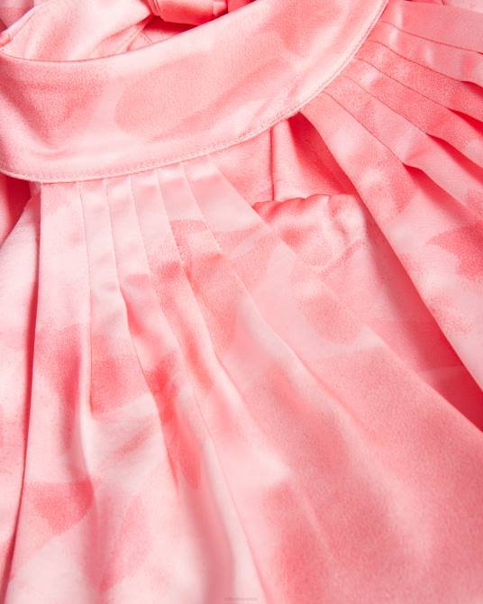 Ted Baker mujer 2ZFP180 ropa tinslee mono largo con pernera ancha y cuello halter coral