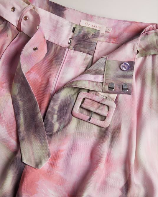 Ted Baker mujer 2ZFP222 ropa pantalones cortos de sastre estampados ayaaz coral