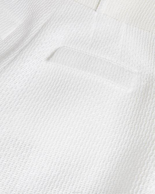 Ted Baker mujer 2ZFP483 ropa pantalones cortos de sastre tirsa con cinturón ancho blanco