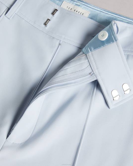 Ted Baker mujer 2ZFP249 ropa pantalones anchos de talle alto Hildiat bebe azul