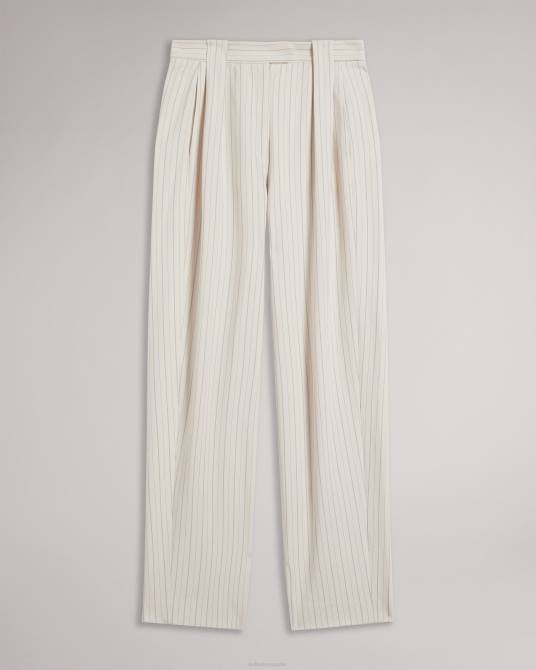 Ted Baker mujer 2ZFP270 ropa pantalones de sastre con pernera de barril kllarat crema