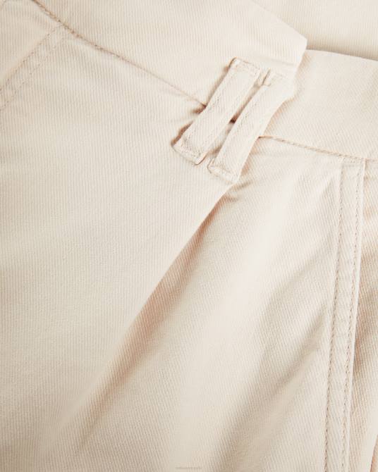 Ted Baker mujer 2ZFP277 ropa pantalones de vestir con pernera ancha steviey desnudo claro