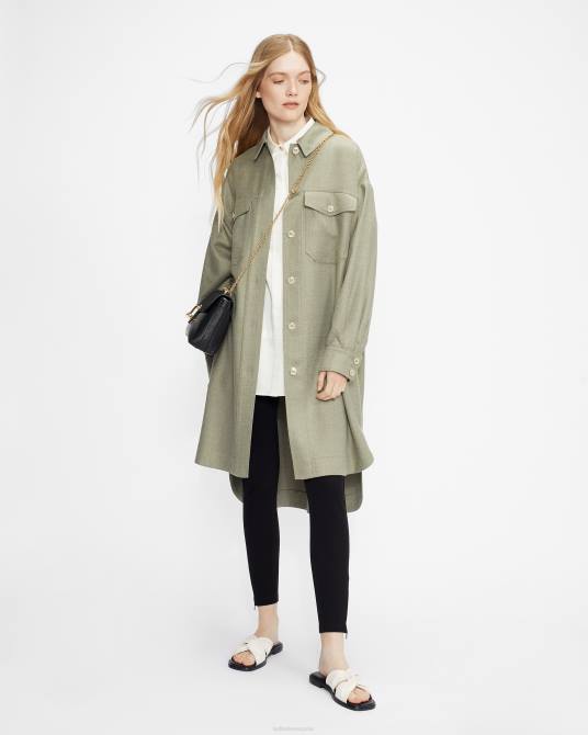 Ted Baker mujer 2ZFP284 ropa jeggings ponti ajustados con cremallera en los puños strenti negro