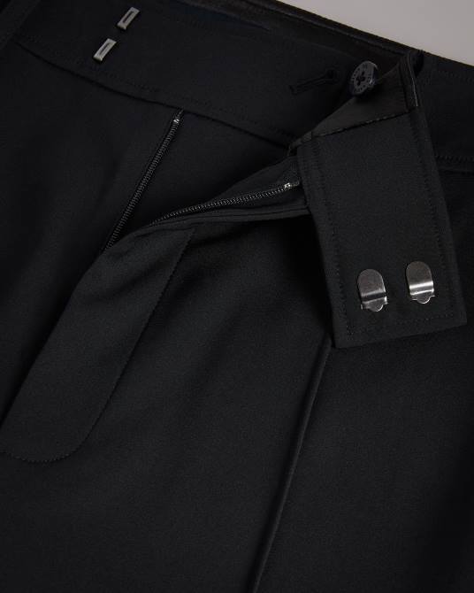 Ted Baker mujer 2ZFP325 ropa pantalones anchos de talle alto Hildiat negro