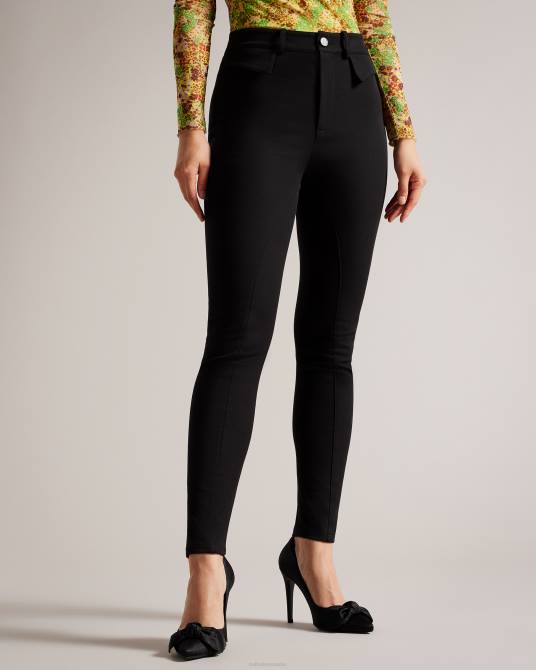 Ted Baker mujer 2ZFP431 ropa pantalones con paneles tesia negro