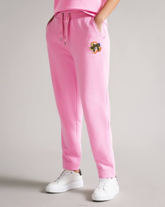 Ted Baker mujer 2ZFP446 ropa Jogger de punto nicolez con flores rosa