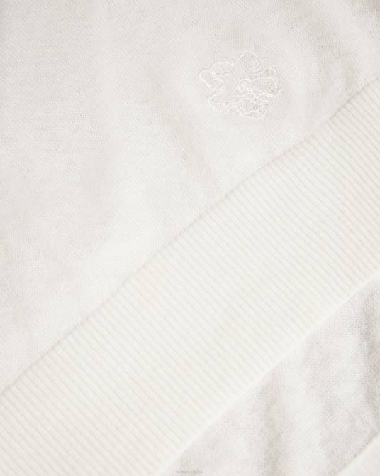 Ted Baker mujer 2ZFP543 ropa jersey con detalle de mangas nicci blanco
