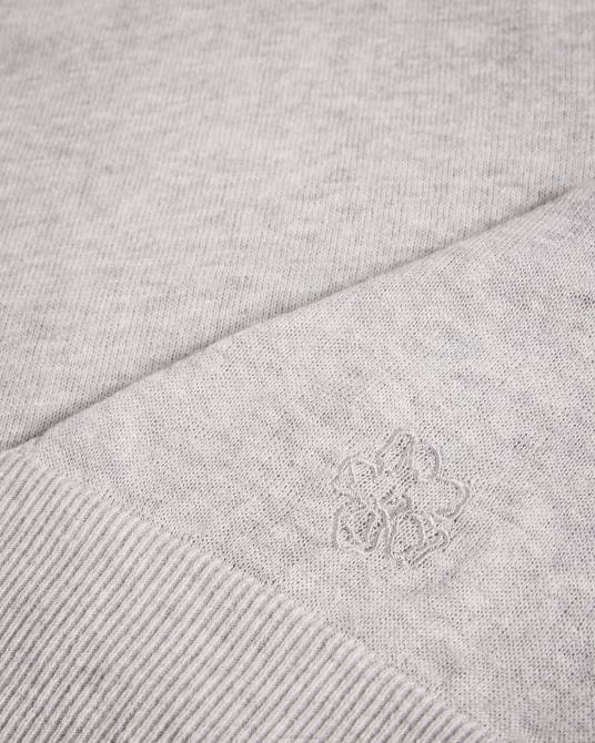 Ted Baker mujer 2ZFP591 ropa jersey con detalle de mangas nicci gris oscuro