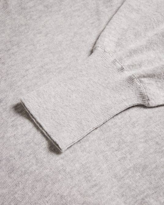 Ted Baker mujer 2ZFP591 ropa jersey con detalle de mangas nicci gris oscuro