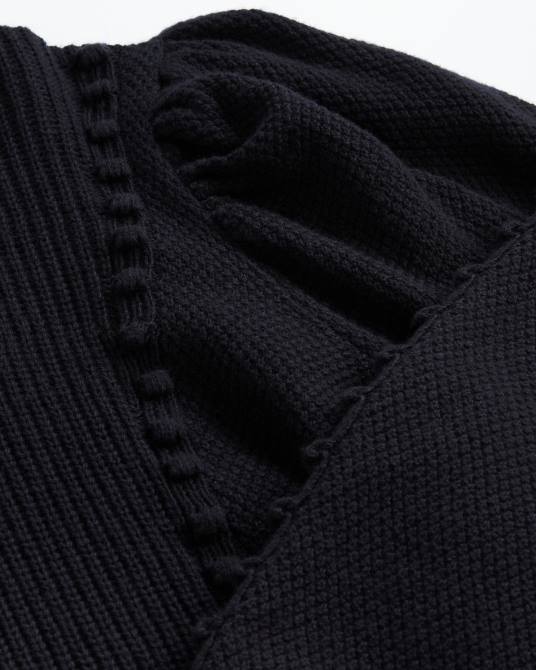 Ted Baker mujer 2ZFP632 ropa jersey de punto aledina con detalle de cuello azul marino oscuro