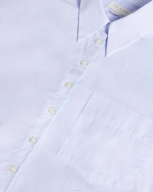 Ted Baker mujer 2ZFP518 ropa camisa a rayas afllua blanco