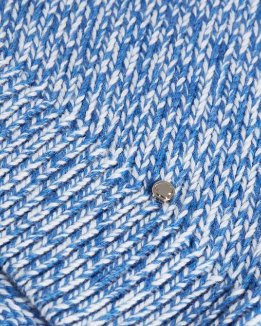 Ted Baker mujer 2ZFP541 ropa suéter con dobladillo redondeado y hilo retorcido zzurii azul brillante