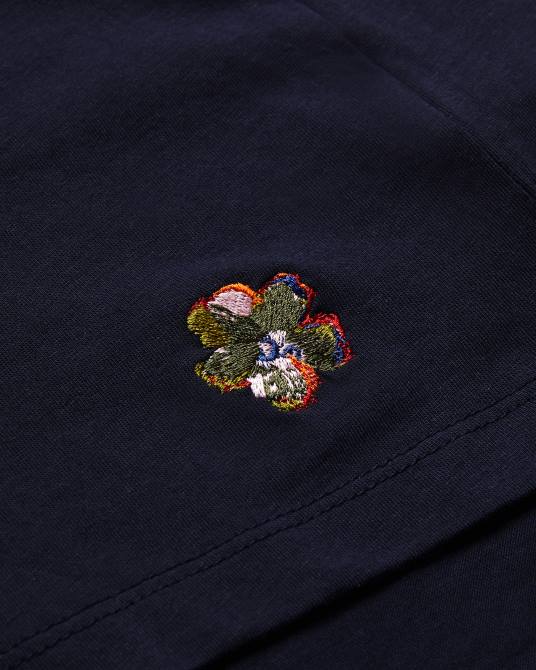 Ted Baker mujer 2ZFP547 ropa camiseta miarna con cuello en v y corte fácil Armada