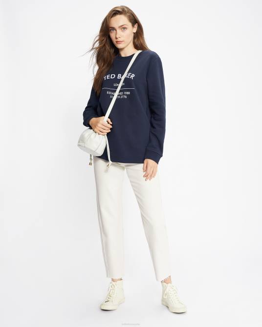 Ted Baker mujer 2ZFP589 ropa vaqueros con pernera de barril ellra blanco