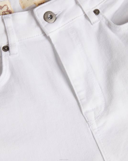 Ted Baker mujer 2ZFP298 ropa jeans ajustados ziarah blanco