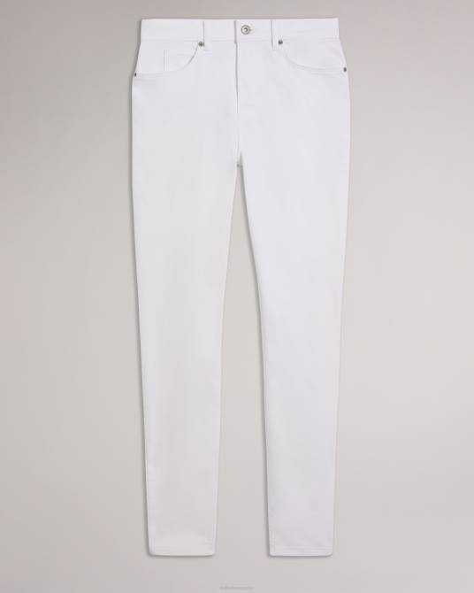 Ted Baker mujer 2ZFP298 ropa jeans ajustados ziarah blanco