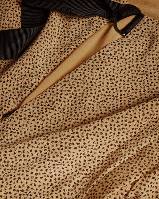 Ted Baker mujer 2ZFP531 ropa minivestido quinci con detalle en el hombro negro