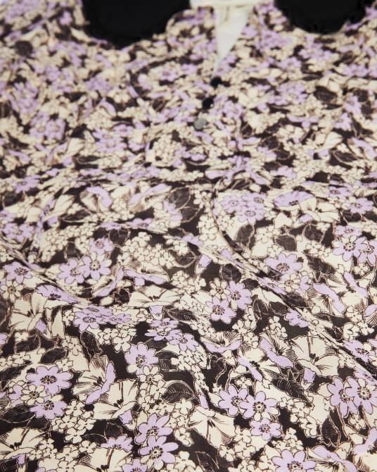 Ted Baker mujer 2ZFP573 ropa vestido corto de vainilla con botones en la parte delantera marron oscuro