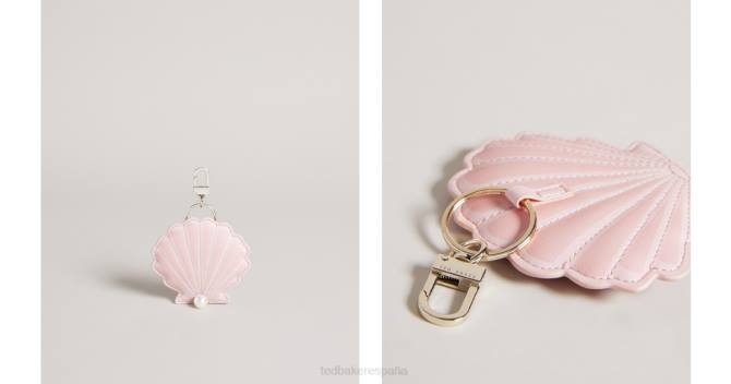 Ted Baker mujer 2ZFP1199 accesorios llavero de concha Rosa palido