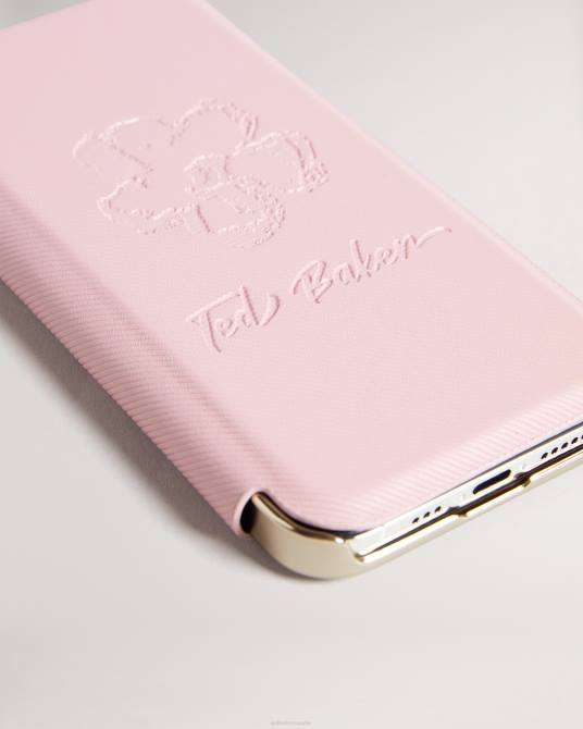 Ted Baker mujer 2ZFP2117 accesorios funda espejo magenta magnolia flwr para iphone 12/12 pro rosa claro