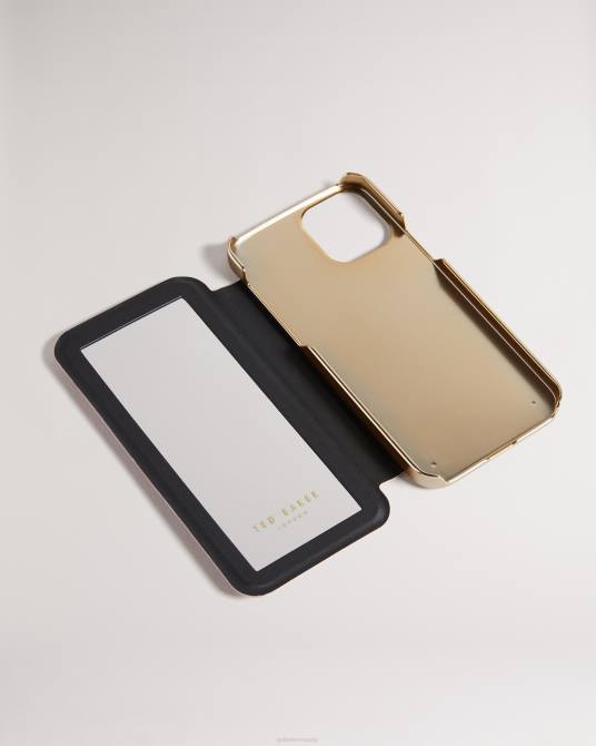 Ted Baker mujer 2ZFP2117 accesorios funda espejo magenta magnolia flwr para iphone 12/12 pro rosa claro