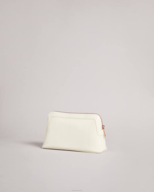 Ted Baker mujer 2ZFP1169 bolsas bolsa de maquillaje aimee con lazo curvo Marfil