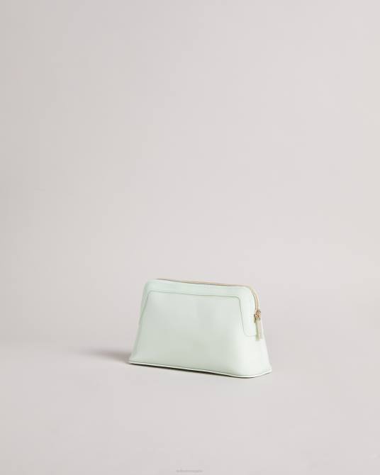 Ted Baker mujer 2ZFP1172 bolsas bolsa de maquillaje aimee con lazo curvo pl-verde