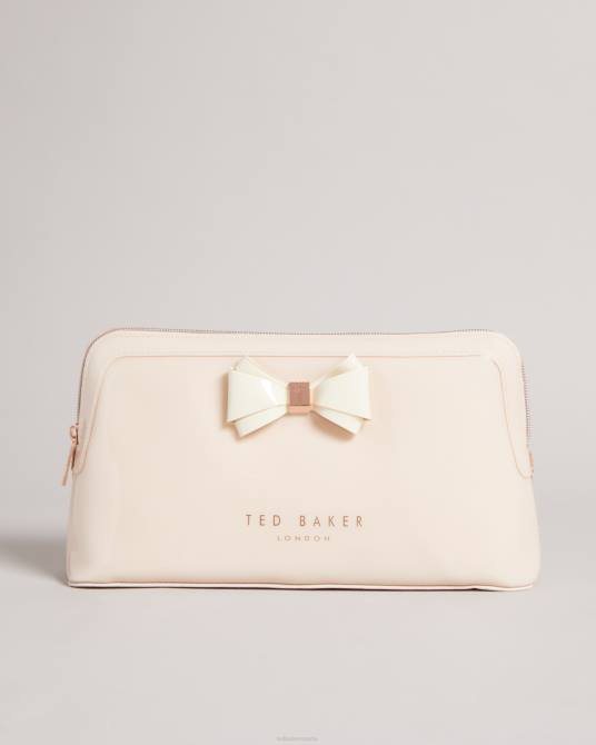 Ted Baker mujer 2ZFP1182 bolsas neceser abbie con lazo curvo rosa claro