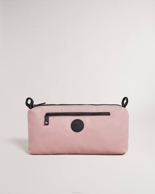 Ted Baker mujer 2ZFP1187 bolsas neceser daian grande de nailon Rosa palido