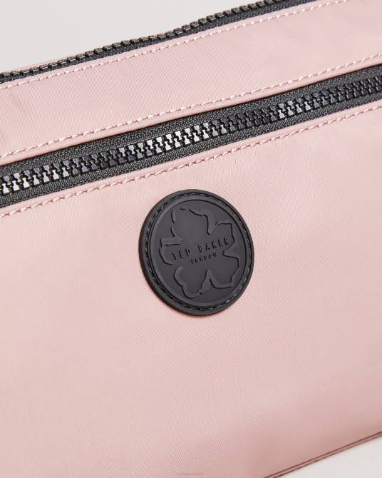 Ted Baker mujer 2ZFP1187 bolsas neceser daian grande de nailon Rosa palido