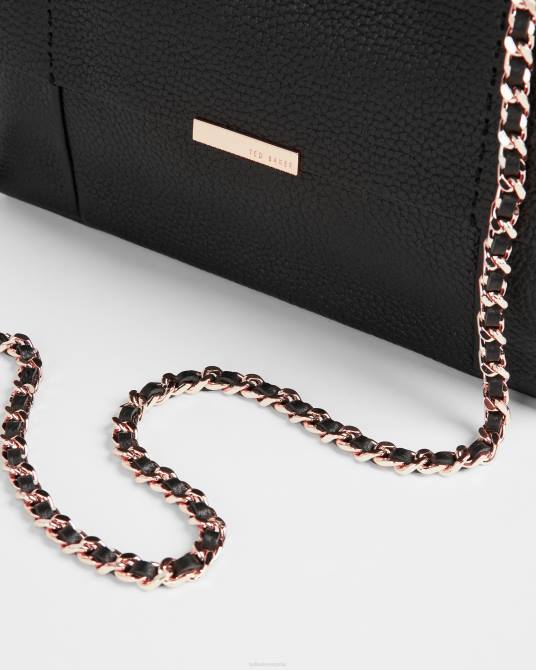 Ted Baker mujer 2ZFP829 bolsas bolso parson xbody de cuero suave sin forro negro