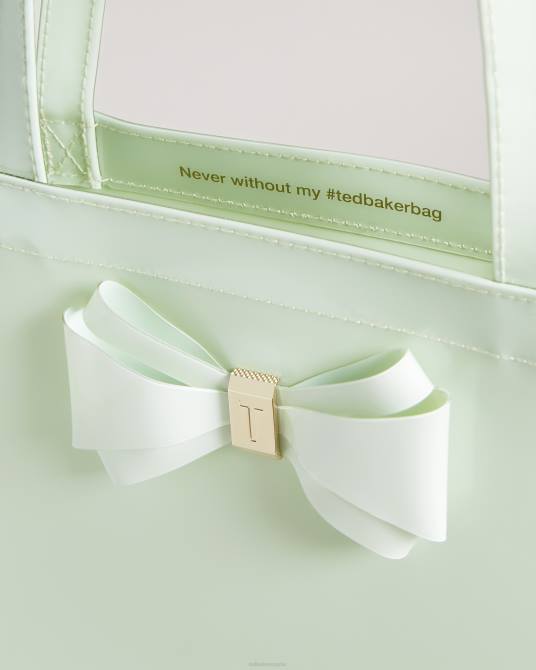Ted Baker mujer 2ZFP831 bolsas bolso icon grande con lazo liso alacon pl-verde